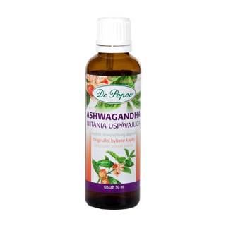 Ashwagandha (Vitánie snodárná), originální bylinné kapky, 50 ml